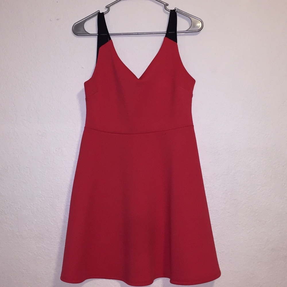 Red dressy dress/ Forever 21